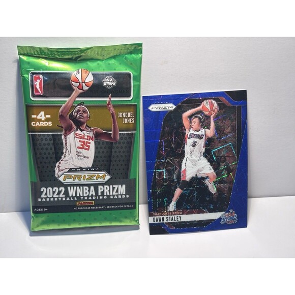 Dawn Staley Cracked Ice Blue & Sealed 4 WNBA Card Pack Sting South Carolina - Picture 1 of 4